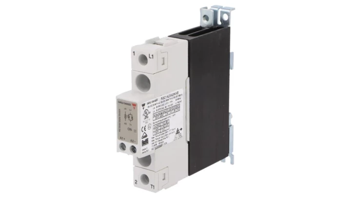 Przekaźnik półprzewodnikowy jednofazowy 24-240V 25A 20-275VAC/24-190VDC RGC1A23A25KKE
