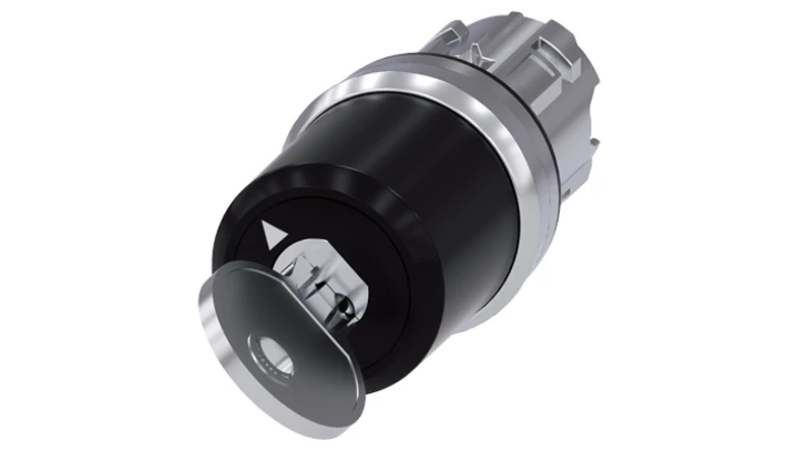 Napęd przełącznika 2 położeniowy O-I bez klucza BKS E1 bez samopowrotu metal błyszczący IP69k SIRIUS ACT 3SU1050-5QF01-0AA0