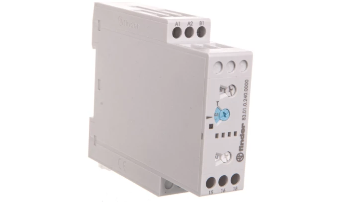 Przekaźnik czasowy 1P 16A 24-240V AC/DC 0,05s-10dni wielofunkcyjny AI, DI, GI, SW,BE, CE, DE, WD 83.01.0.240.0000