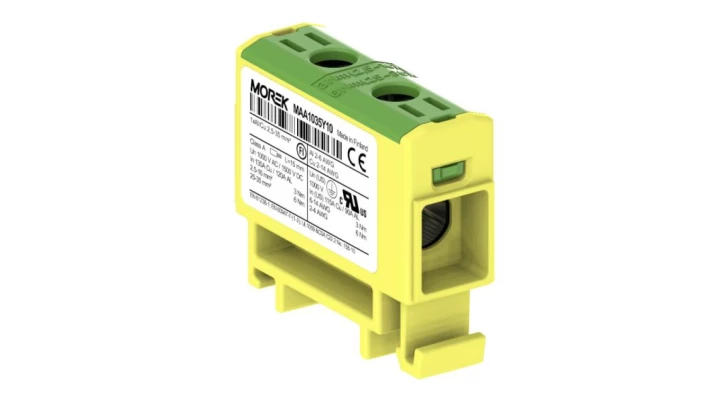 Złączka OTL35 kolor żółto-zielony 1xAl/Cu 2,5-35mm2 1000V AC / 1500V DC Zacisk uniwersalny MAA1035Y10