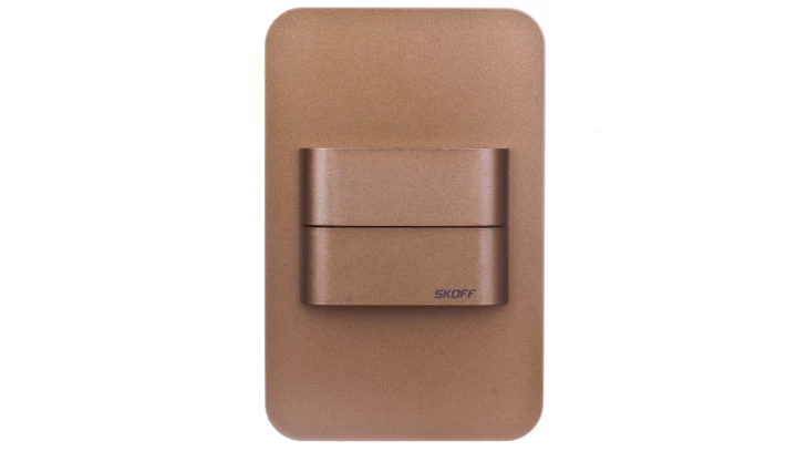 Oprawa LED 1,6W DUO SALSA SHORT M (mosiądz mat) / WW (ciepły biały) Aluminium + lakier IP56 MS-SDU-M-H-1-PL-00-01