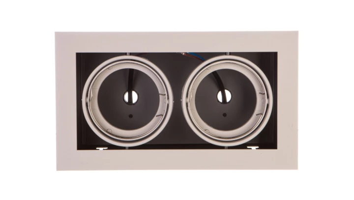 Oprawa sufitowa PIREO podtynkowa podwójna szara/szara OP-PIREO2-81