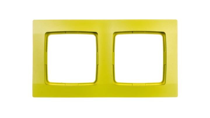 KARO Ramka podwójna limonka R-2S/53