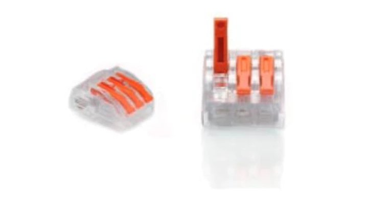 Złączka do przewodów zatrzaskowa 0,2-4,0mm2 PC-233 3GNIAZDA (100 szt.)