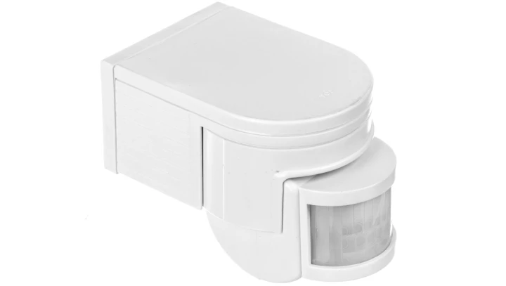 Czujnik ruchu Kanlux SLICK JQ-L-W PIR 1200W IP44 nadbudowywany zasięg do 12m 160st., 20st. 3–2000 lx biały 08390