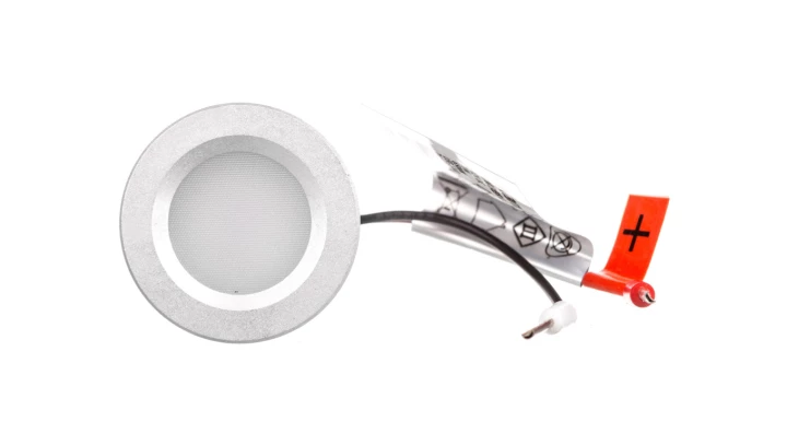 Oprawa punktowa LED 12DC 1W IMBER LED CW 40lm 6500K barwa zimna okrągła Ø3 IP65 biały 23521