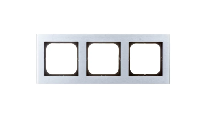 SONATA Ramka potrójna aluminium metal R-3RA/35