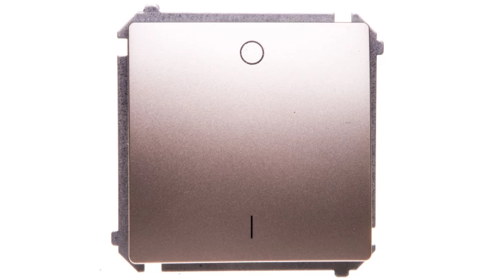 Simon Basic Łącznik dwubiegunowy, szybkozłącza, satyna BMW2.01/29