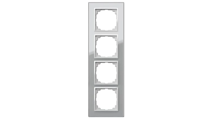 SENTIA Ramka poczwórna szkło srebro 1474-63