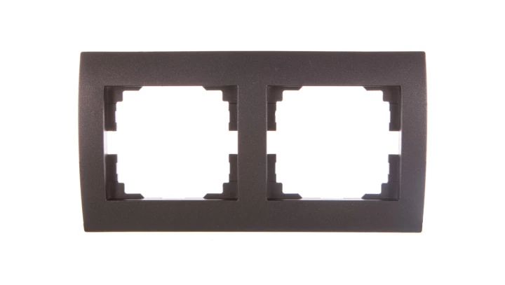 LOGI Ramka podwójna pozioma Grafit 021470041 25295