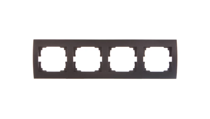 LOGI Ramka poczwórna pozioma Grafit 021490041 25297