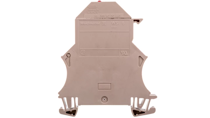 Złączka szynowa bezpiecznikowa G5x20mm 2-przewodowa 6mm2 beżowa WSI 6/LD 10-36V LLC 1119840000