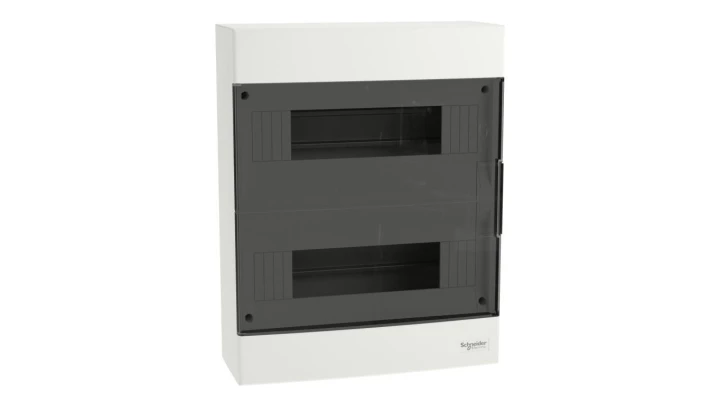 Rozdzielnica modułowa 2x12 natynkowa IP40 Easy9 EZ9EU-2-12-NT-T drzwi transparentne EZ9EUC212