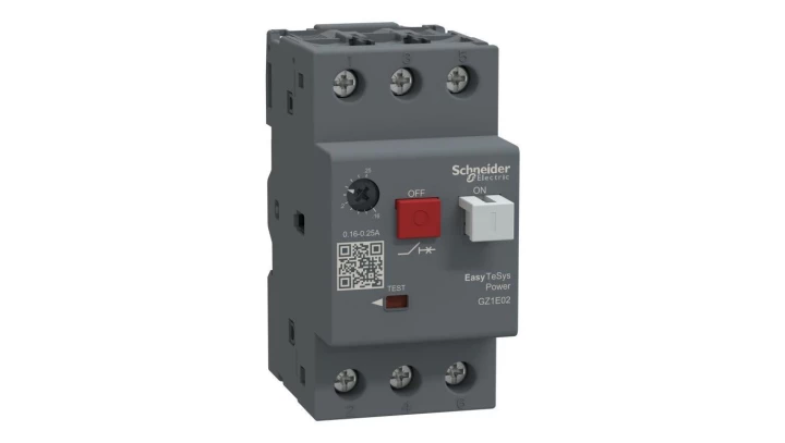 Wyłącznik silnikowy 3P 0,06kW 0,16-0,25A GZ1E02