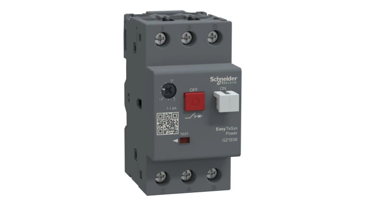 Wyłącznik silnikowy 3P 0,55kW 1,0-1,6A GZ1E06