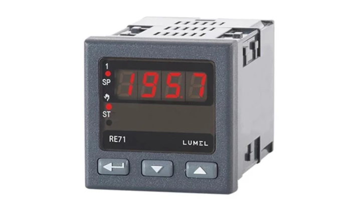 Regulator temperatury wej. PT100 0-600st.C wyjście przekaźnikowe RE71 03100M0