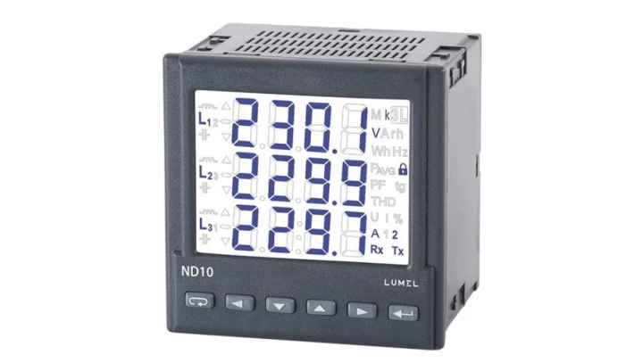 Miernik sieci 3-fazowej ND10 2:wej.I 5A(X/5) ND10 21100P1