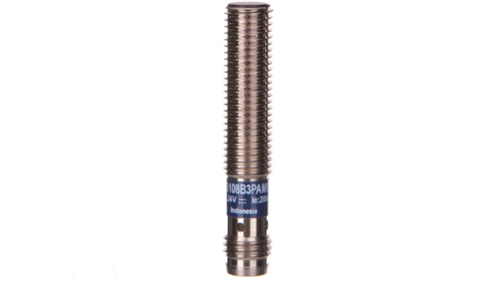 Czujnik indukcyjny M8 2mm 12-24V DC PNP 1Z M8 3-piny XS108B3PAM8
