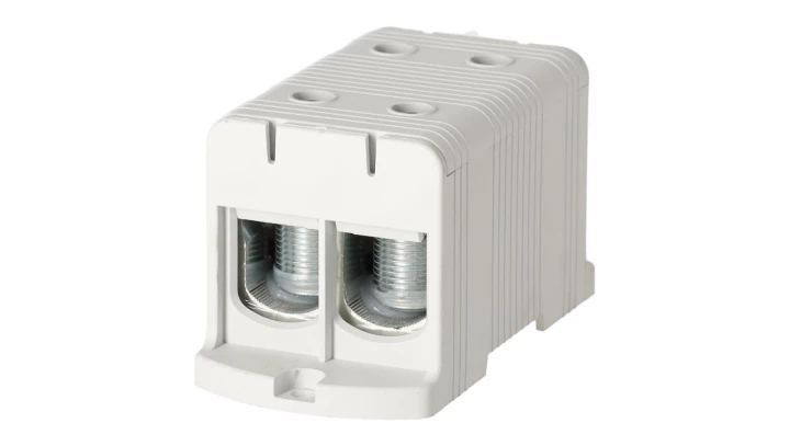 Blok rozdzielczy ‑ odgałęźny 2 ‑ polowy 35-240mm2 szary montaż płaski FJ-E240/2 1000072