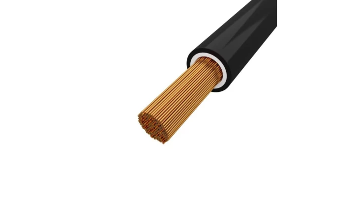 1m Przewód 10mm2 czarny H07V-K Linka sterownicza BiTOne 450/750V 4794