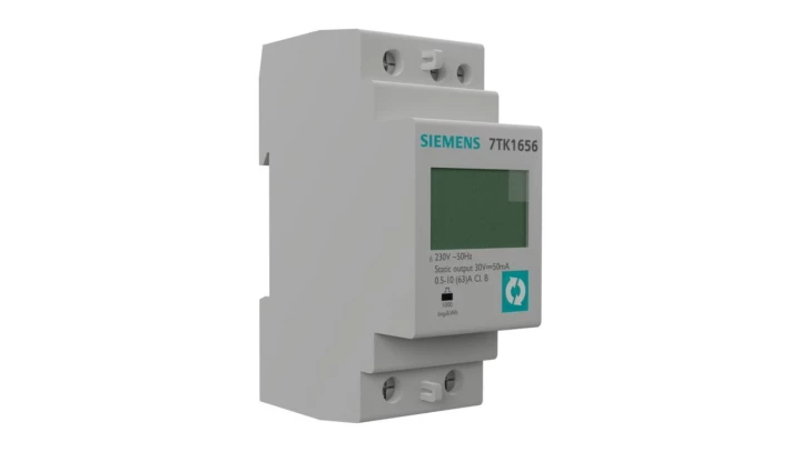 Miernik parametrów sieci PAC1600 1 Fazowy 63A licznik energii kl.B MID S0 DIN 7KT1656
