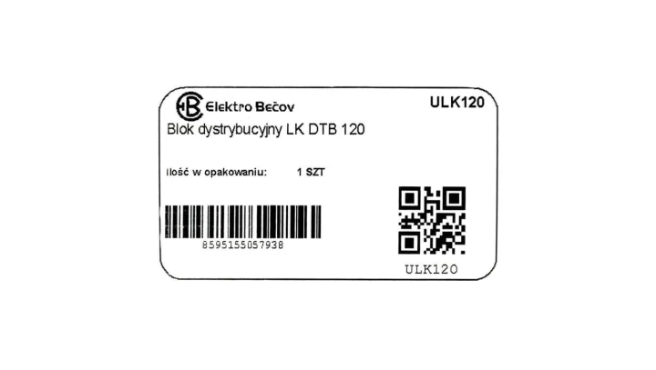 Blok dystrybucyjny LK DTB 120