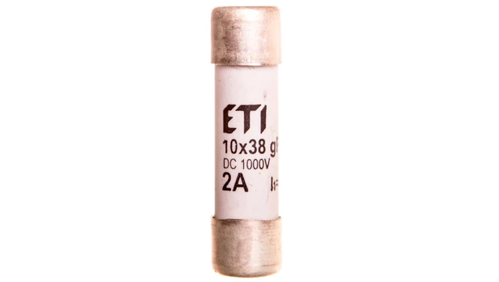 Wkładka bezpiecznikowa cylindryczna PV 10x38mm 2A gPV 1000V DC CH10 002625101