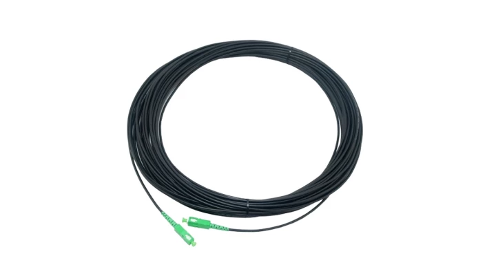 Patchcord światłowodowy 1J Heavy Duty, 240m, G.657A2, średnica 3mm, złącza SC/APC, Gold