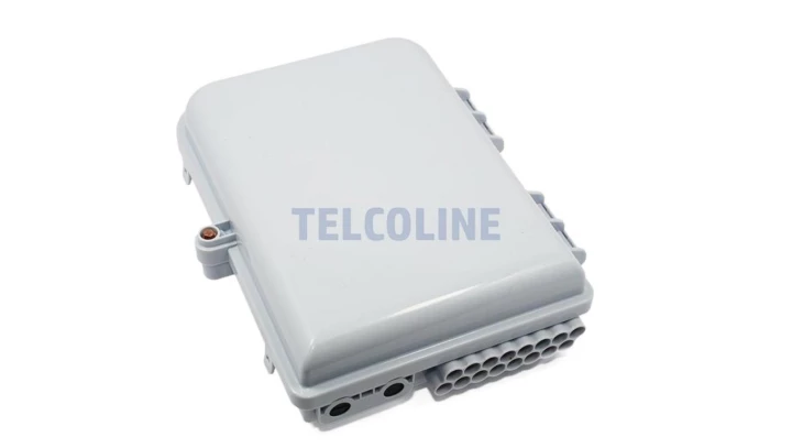 Mufa światłowodowa TELCOLINE 16F, 2+16, z miejscem na kasetę ze spliterem
