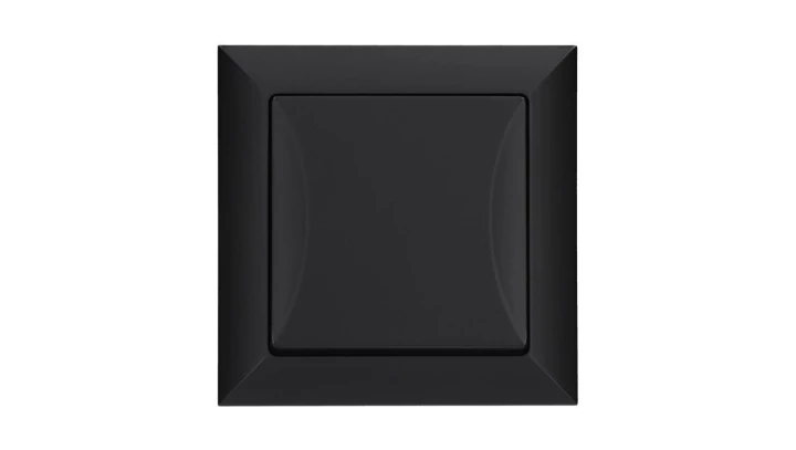 Łącznik podtynkowy krzyżowy, Pola czarny, 33203