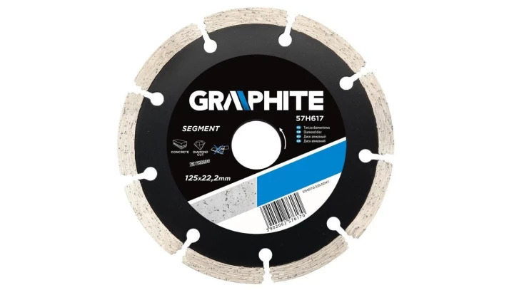 Tarcza diamentowa 125 x 22.2 mm segmentowa 57H617