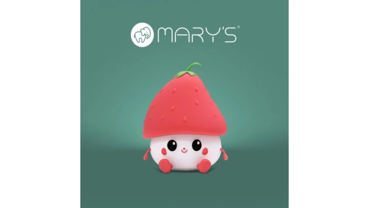 MARYS LAMPKA NOCNA LED TRUSKAWKA