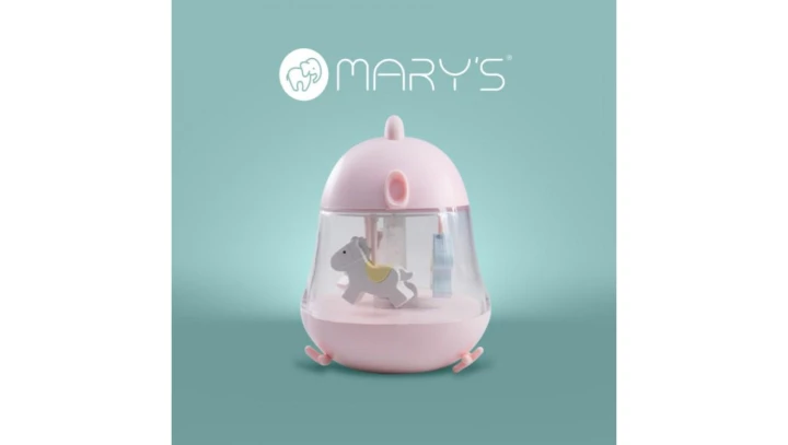 MARYS POZYTYWKA LAMPKA NOCNA LED RGB RÓŻOWA