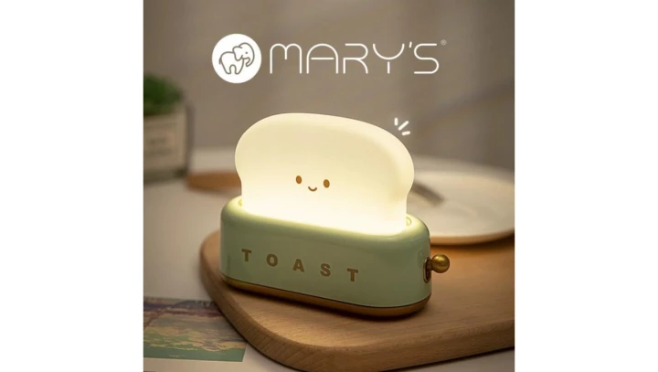 MARYS LAMPKA NOCNA LED TOSTER ZIELONY