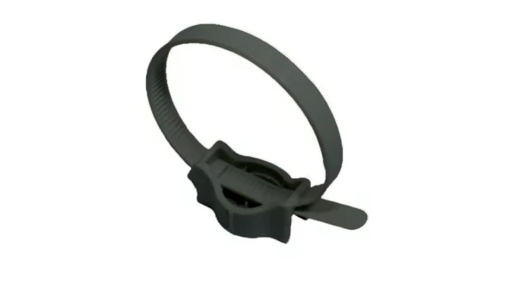 Uchwyt z opaską kablową, nylon, średnica 16-32 mm, czarny, 100 szt. /opak. = 100 szt./ (432TBT) CELO