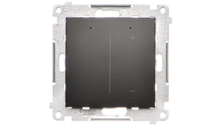 Ściemniacz do żarówek LED-owych Wi-Fi 2-200 W, 230V SIMON 54 GO czarny Kontakt Simon DESL1W.01/49