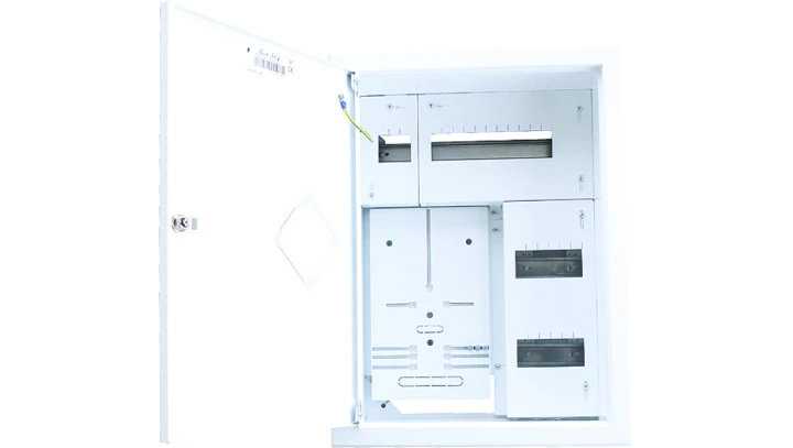 Rozdzielnica metalowa licznikowa RLP-1L3F+24M podtynkowa 5-0005