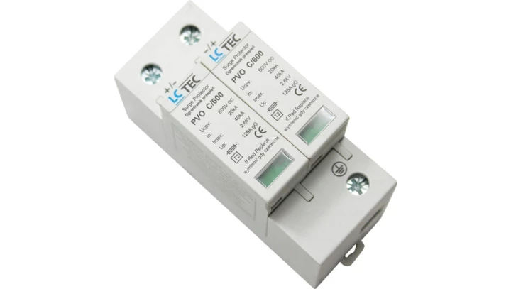 Ogranicznik przepięć fotowoltaicznych DC typ 2 (C) 2P LCTEC 600V