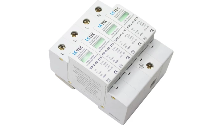 Ogranicznik przepięć 4P 3F typu C T2 DPO40-275/4 LC TEC