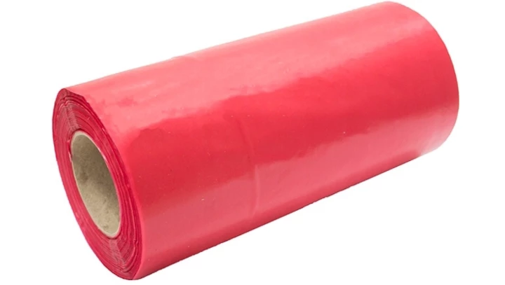 Folia ostrzegawcza oznacznikowa kablowa czerwona 100mb TO7