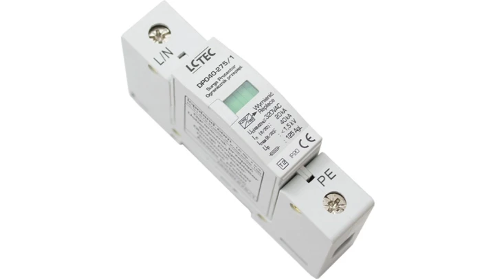 Ogranicznik przepięć 1P klasy C typ 2 ochronnik LC TEC DPO-40-275/1