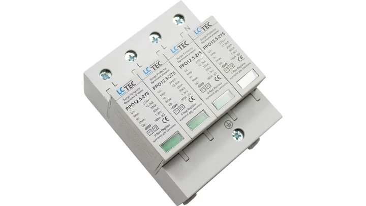 Ogranicznik przepięć B+C 3-fazowy 4P 12,5kA LCTEC PPO12,5-275/4