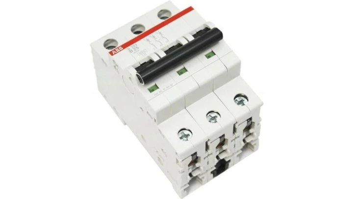 Wyłącznik nadprądowy bezpiecznik 3P C 25A 6kA AC S203-C25 ABB