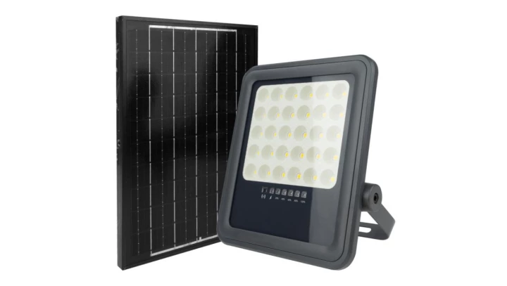Naświetlacz LED ABS 100W 4000K z P. SOLARNYM
