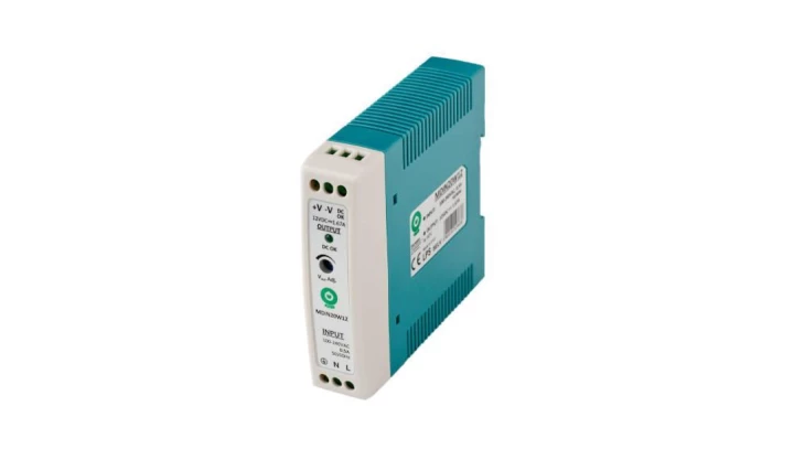 Zasilacz POS na szynę DIN 20W 12V DC 1,67A MDIN20W12