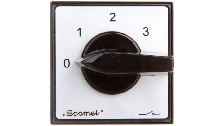 Łącznik krzywkowy 0-1-2-3 5P 16A do wbudowania ŁK15-3.84154\P03