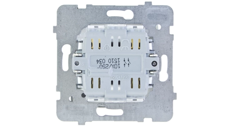 KARO Przycisk podwójny zwierny biały ŁP-17S/m/00