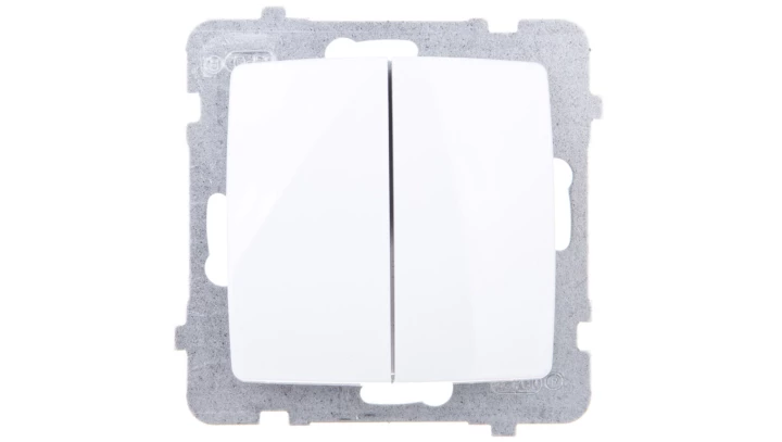 KARO Łącznik świecznikowy biały ŁP-2S/m/00