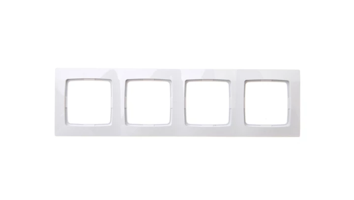 KARO Ramka poczwórna biała R-4S/00