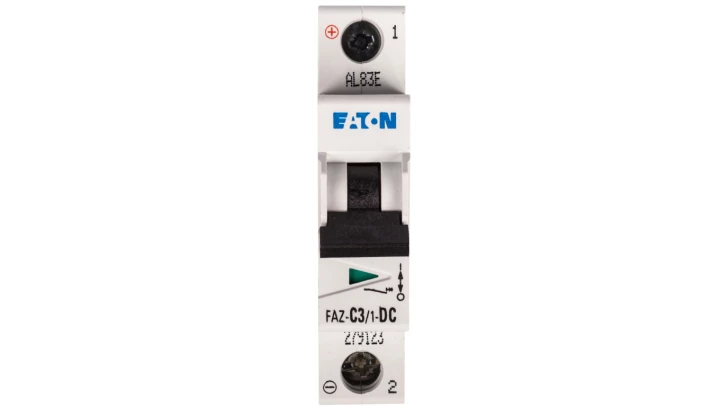 Wyłącznik nadprądowy 1P C 3A 15kA DC FAZ C3/1-DC 279123